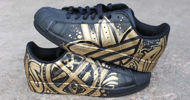 MyNameInGraffiti Shoes: Hip Hop Adidas
